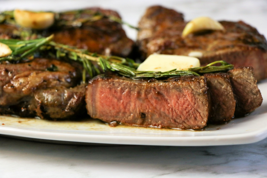 Cast Iron Skillet Steak With Butter 6a The Rockstar Mommy 