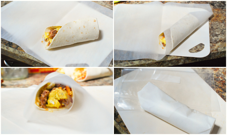 Freezer Friendly Breakfast Burrito - Step 4 - The Rockstar Mommy