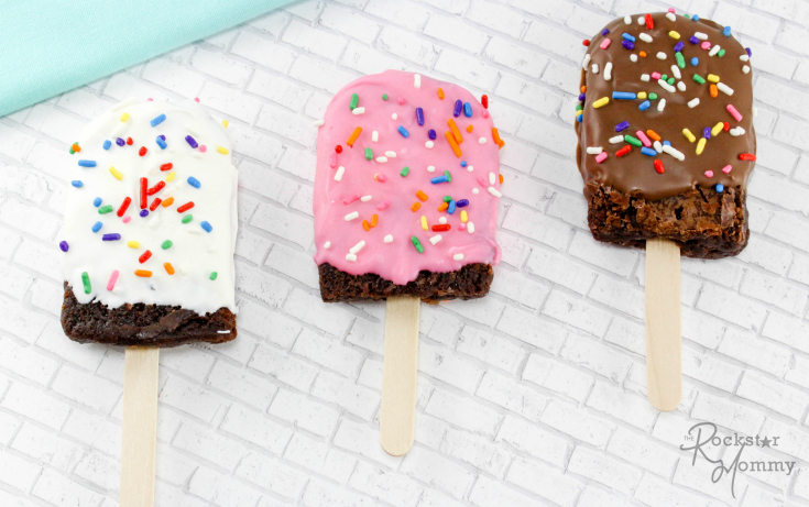 Brownie Popsicles Recipe - The Rockstar Mommy