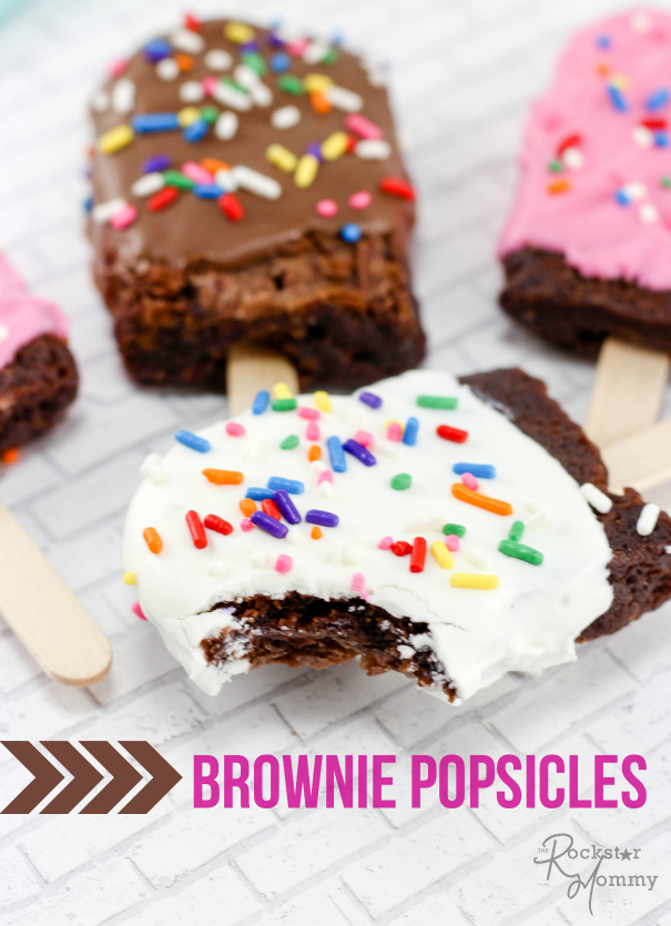 Brownie Popsicles - The Rockstar Mommy