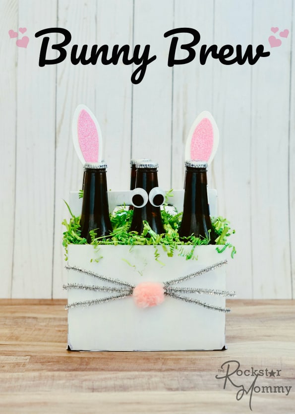 Easter Bunny Brew Gift - Fun Easter gift craft idea - The RockstarMommy.com