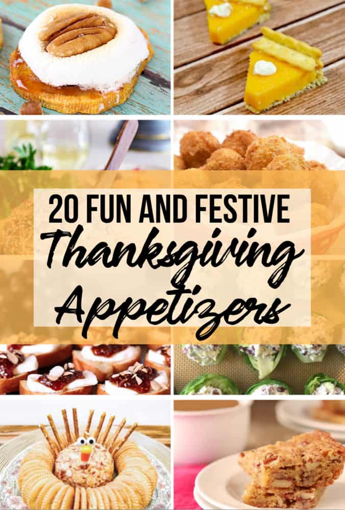 20 Fun Thanksgiving Appetizers - The Rockstar Mommy