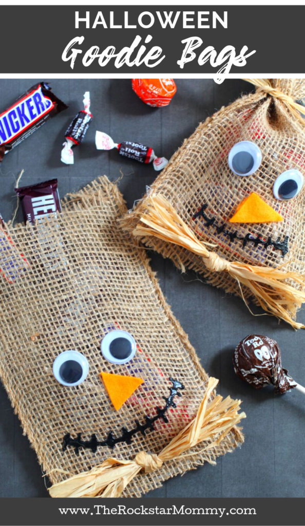 Scarecrow Halloween Goodie Bags craft from The Rockstar Mommy