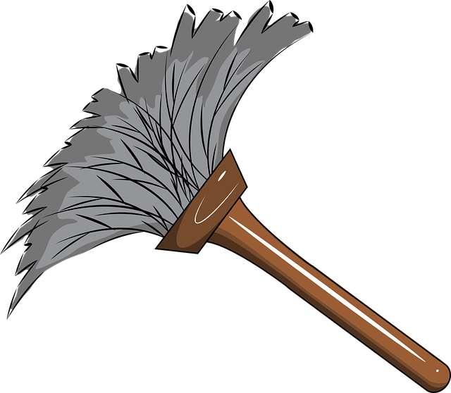 clip art image of a duster