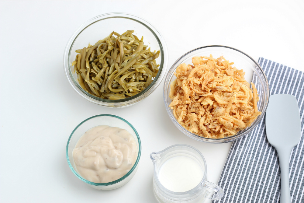 Ingredients for Easy Green Bean Casserole