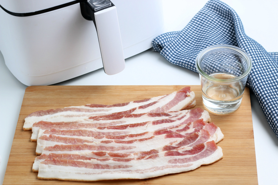 ingredients for air fryer bacon