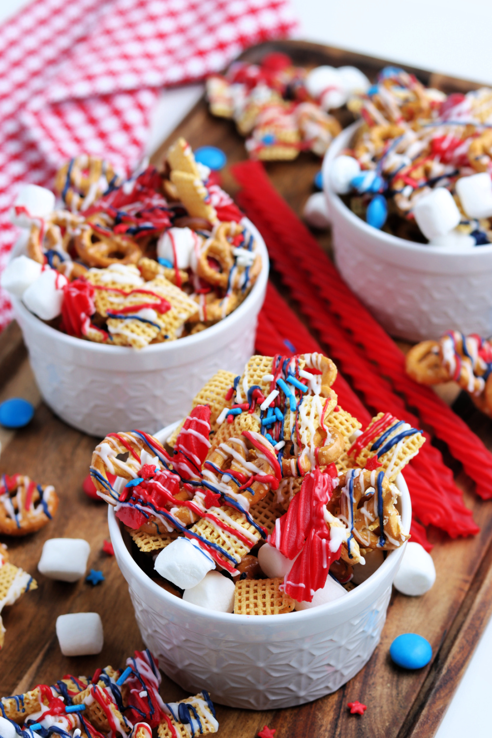 4th of July Snack Mix recipe from The Rockstar Mommy