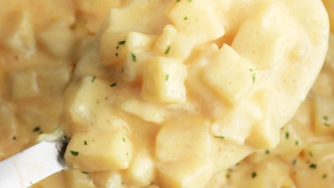 Cheesy Crockpot Potatoes