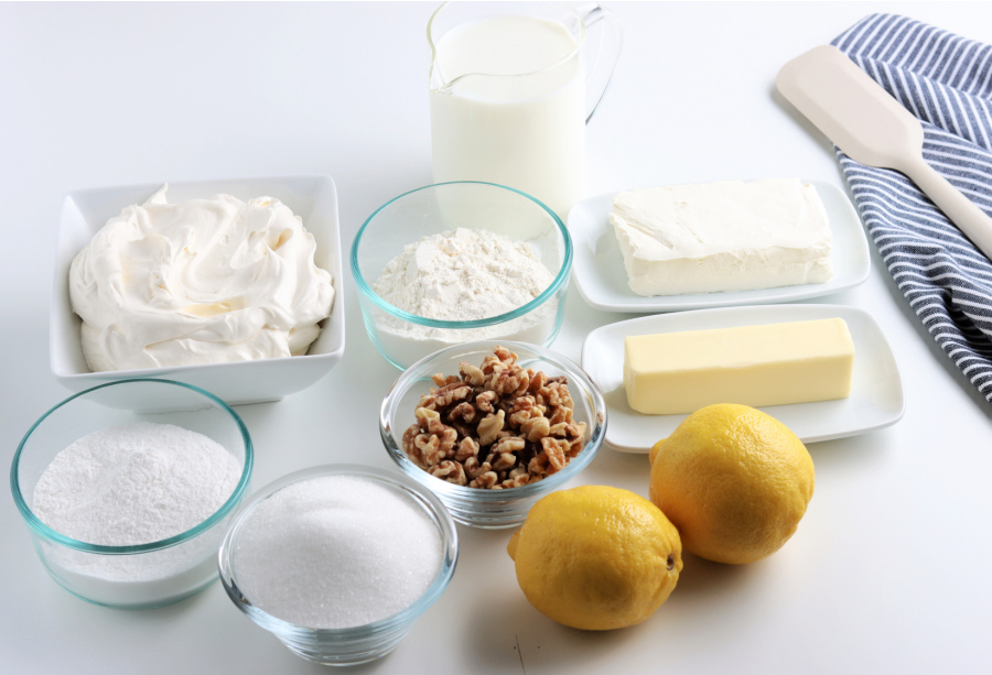 ingredients for lemon lush cake
