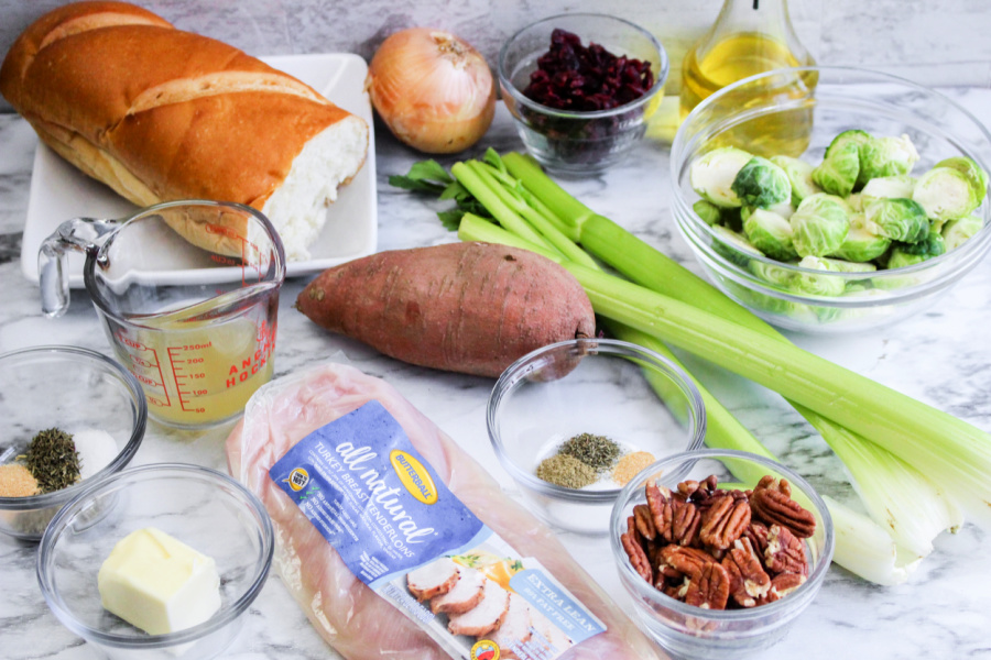 Ingredients for Turkey Breast Sheet Pan Dinner