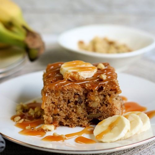 Simple Banana Cake - The Tastiest one you've ever had! - Hooked on Heat