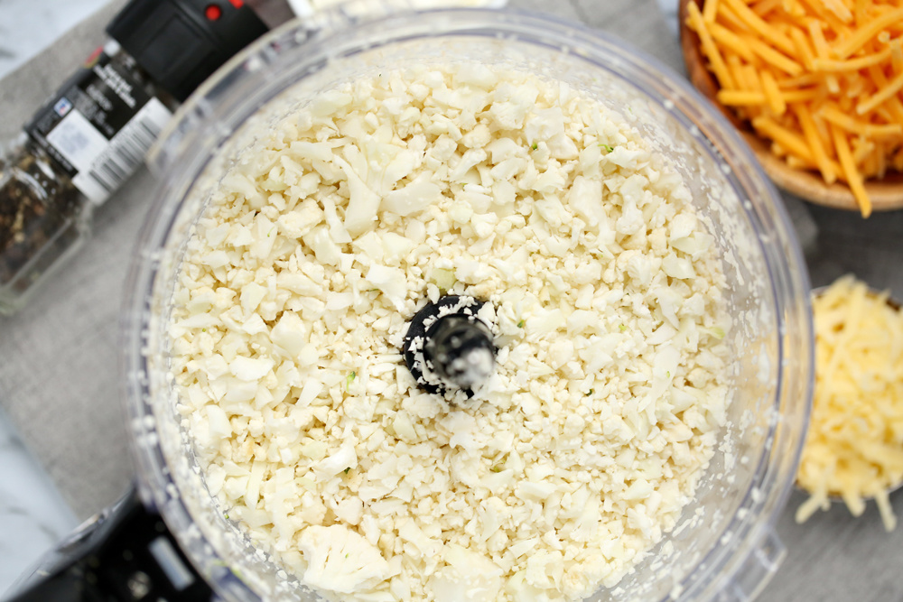 cauliflower rice in food processor 