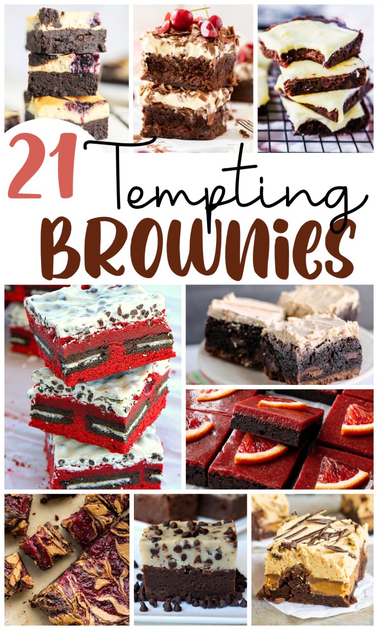 Over 21 Tempting Brownies