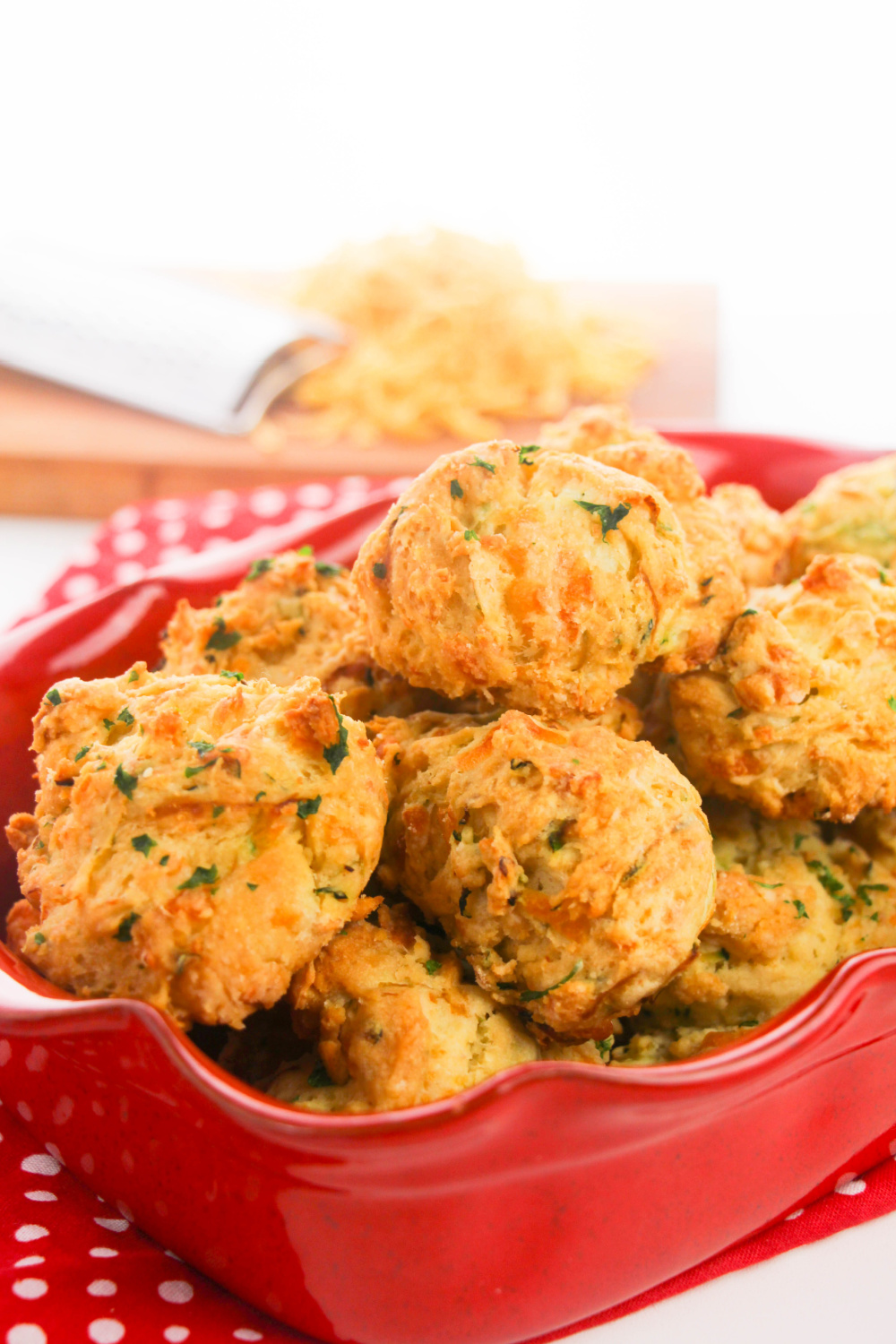 Zucchini Cheddar Biscuits The Rockstar Mommy