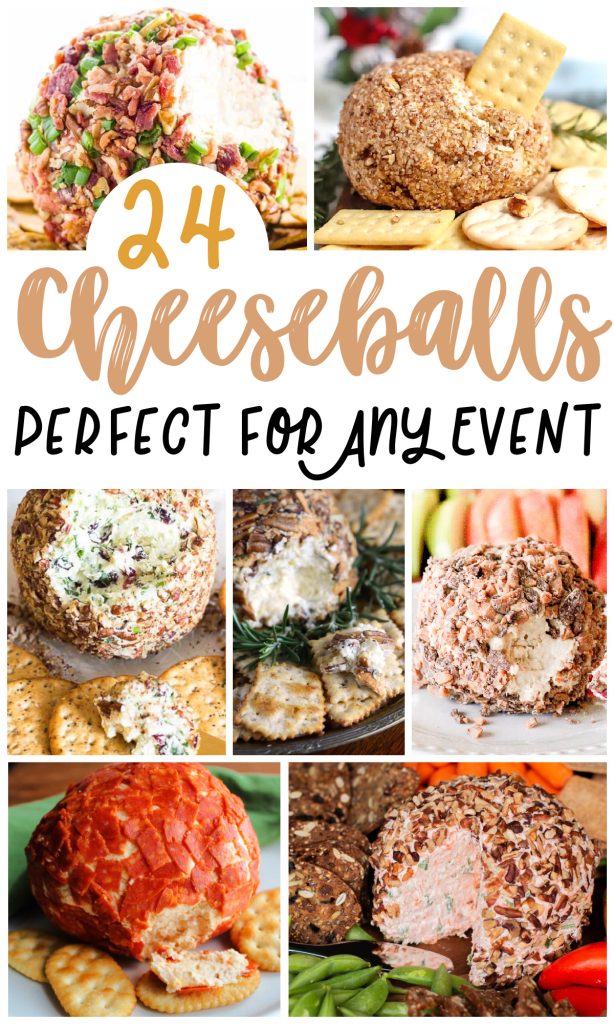 Collage image of Cheeseballs Recipes 