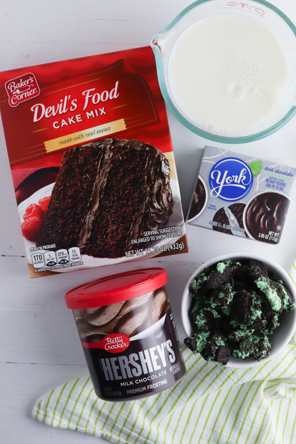 Mint Oreo Poke Cake - The Rockstar Mommy