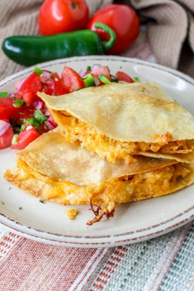 Baked Chicken Quesadillas - The Rockstar Mommy