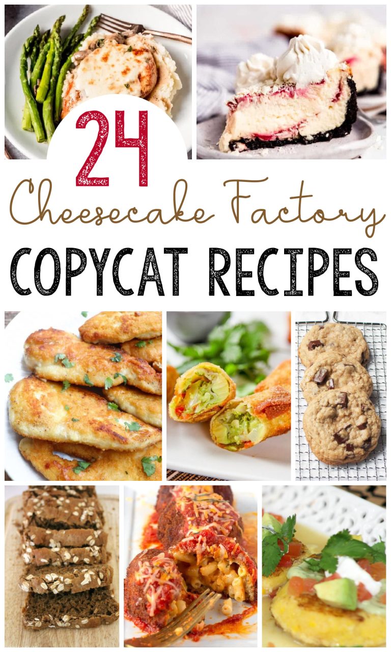 24 Cheesecake Factory Copycat Recipes