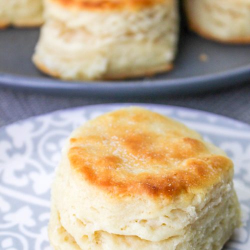 Copycat Chick-fil-a Biscuits on a plate