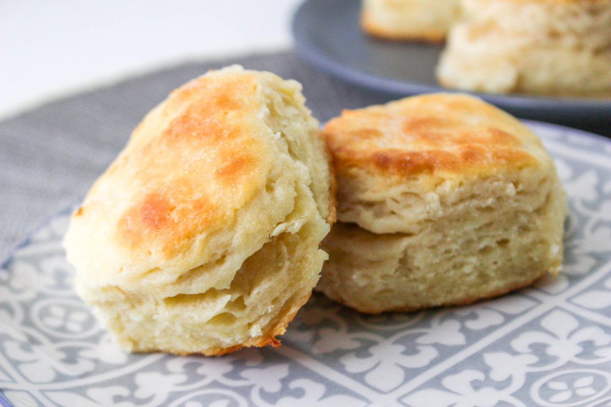 Copycat Chick-fil-a Biscuits on a plate