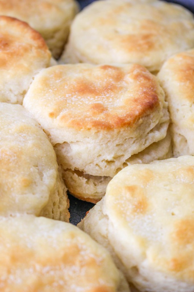 Copycat Chick-fil-a Biscuits in a pan