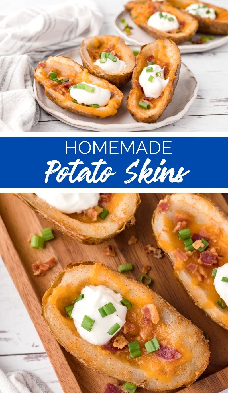 Homemade Baked Potato Skins - The Rockstar Mommy