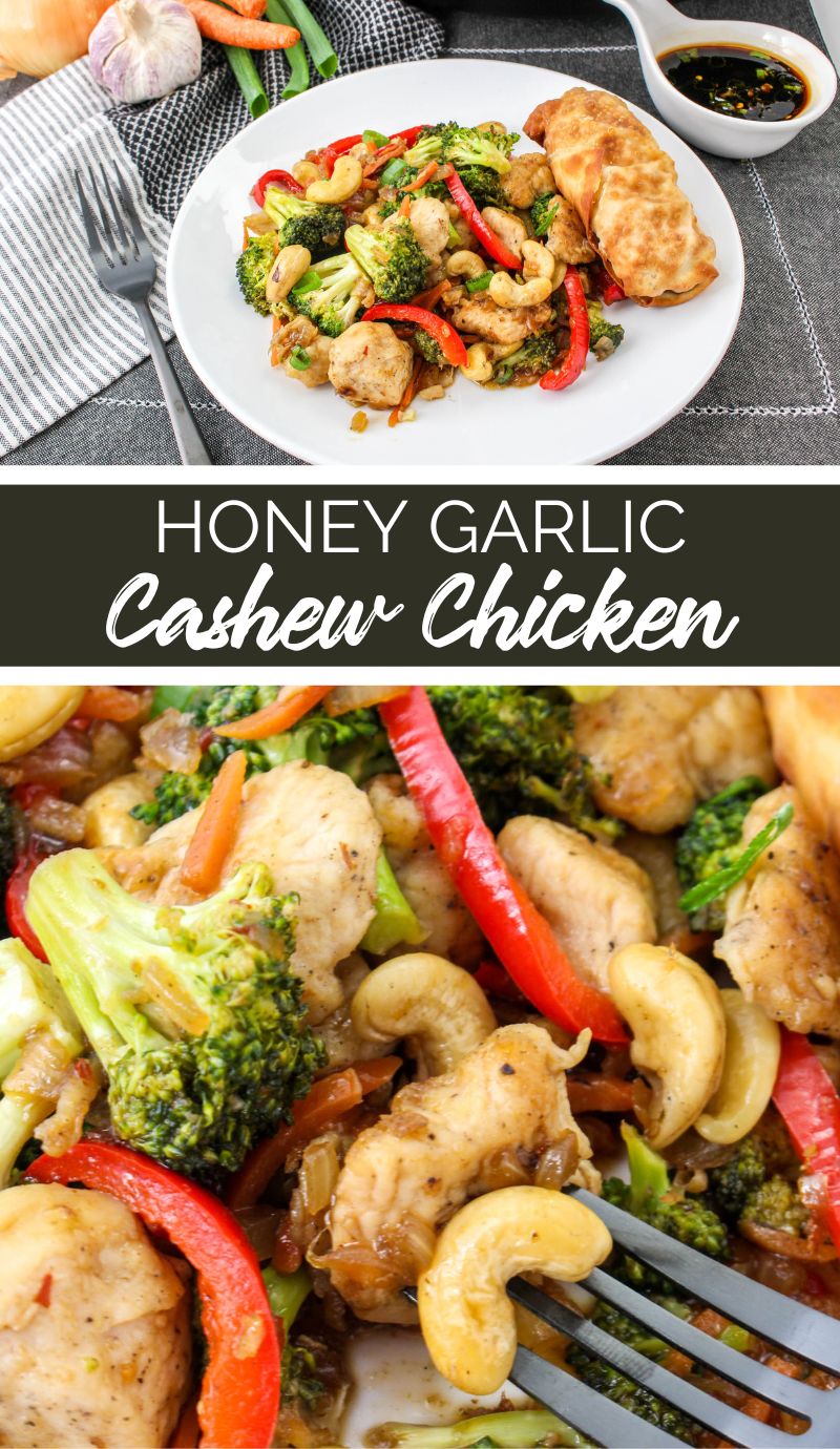 Honey Garlic Cashew Chicken - The Rockstar Mommy