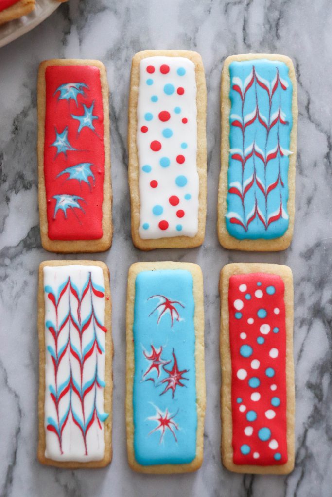 6 4th of July Sugar Cookies 