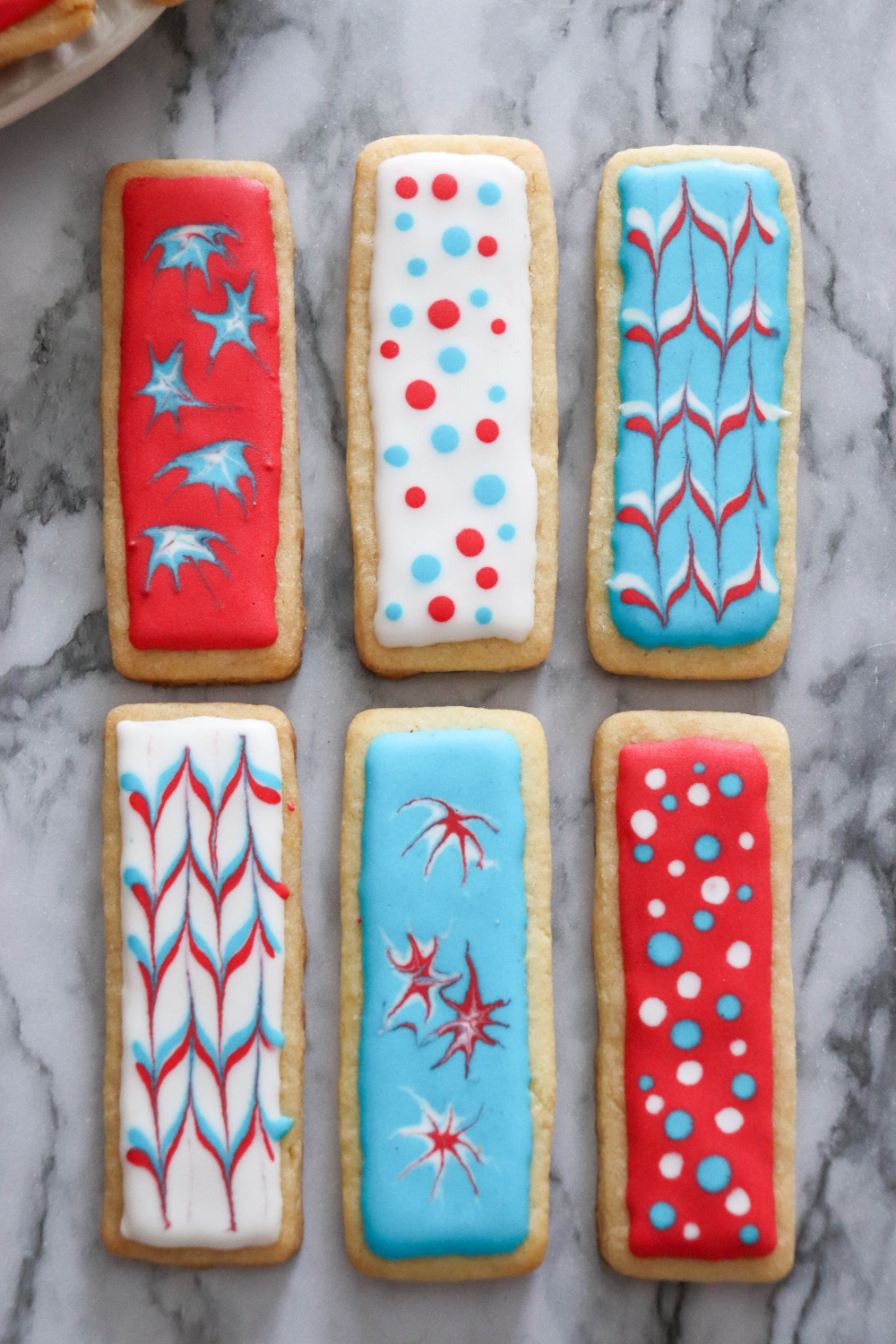 6 4th of July Sugar Cookies