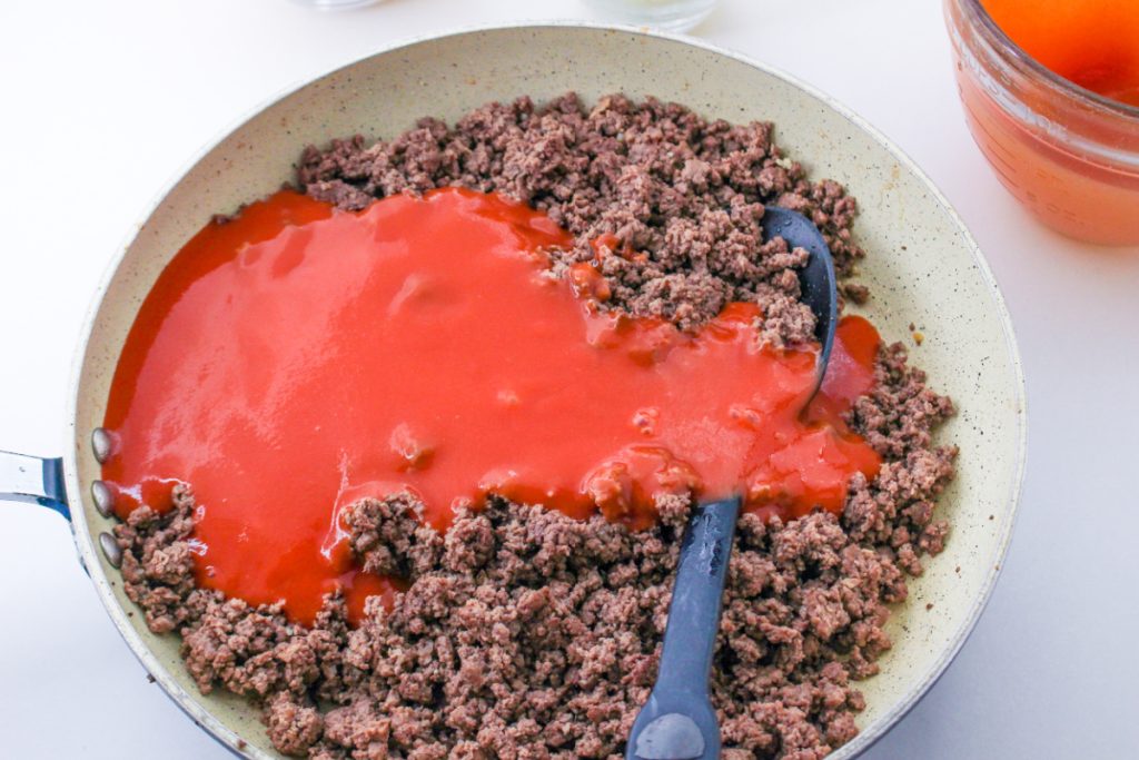 Tomato Soup Hamburger Casserole - The Rockstar Mommy