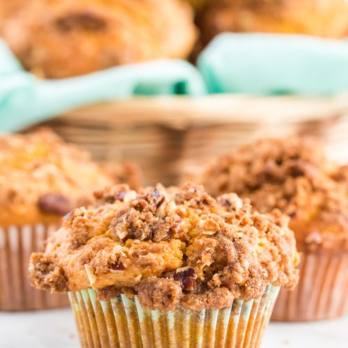 Pumpkin Pie Streusel Muffins