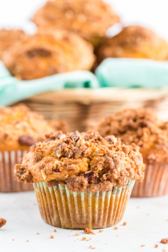 Pumpkin Pie Streusel Muffins