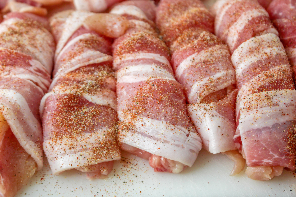 seasoning sprinkled on tenders