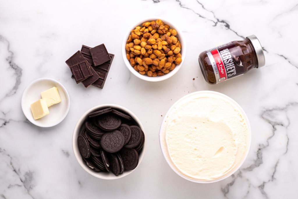 Buster Bar Ice Cream Cake ingredients
