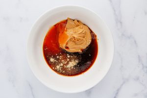 sauce ingredients in a bowl