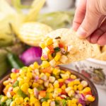 Corn Salsa Recipe in a bowl