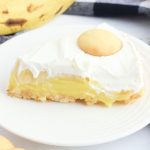 Banana Pudding Pie on a plate