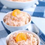 Classic Orange Jello Salad Recipe in a couple bowls