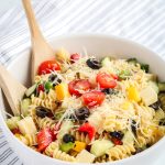 Classic Italian Pasta Salad in a bowl