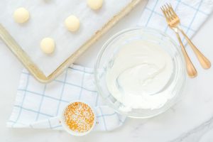chocolate melted in a bowl