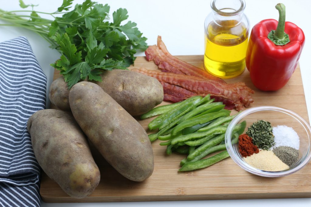 ingredients for Breakfast Potatoes