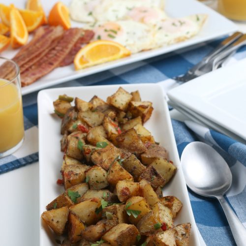 Breakfast Potatoes on a plate