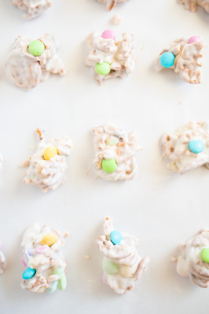 Easter No Bake 3 Ingredient Drop Cookies