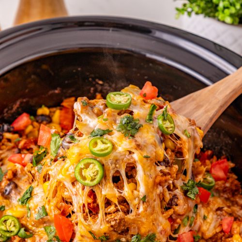 Slow Cooker Mexican Casserole