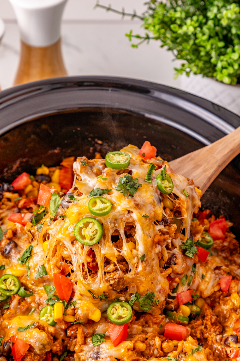 Slow Cooker Mexican Casserole