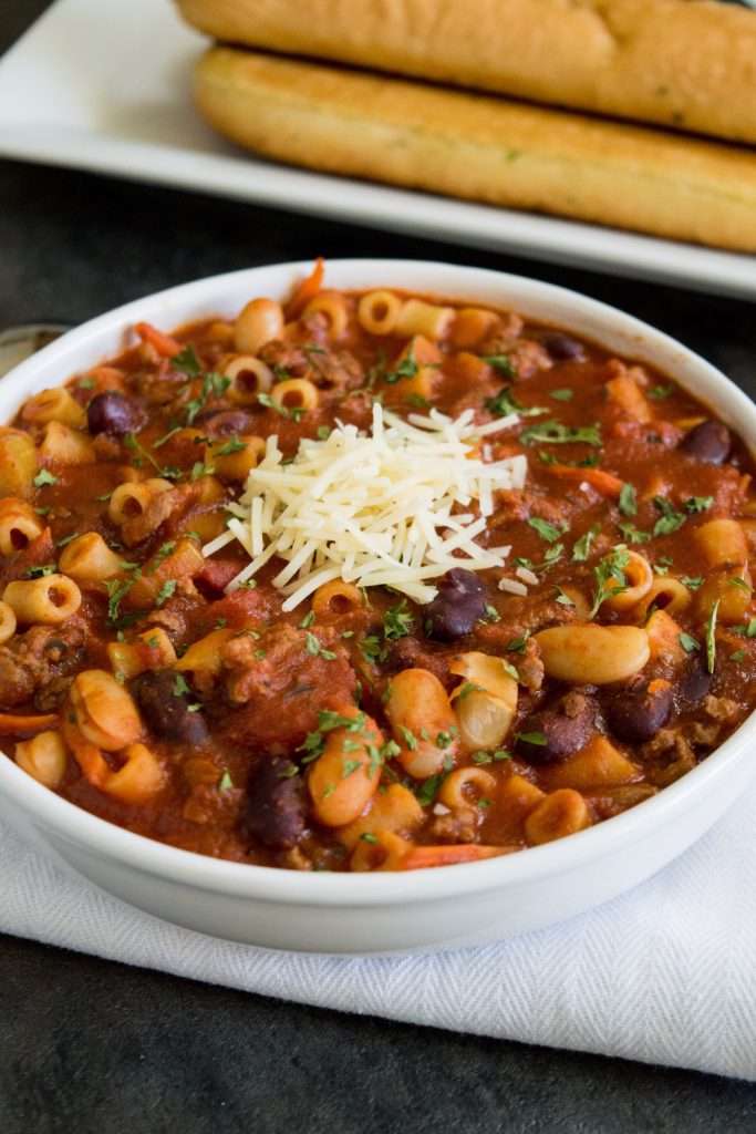 Slow Cooker Pasta e Fagioli Soup recipe