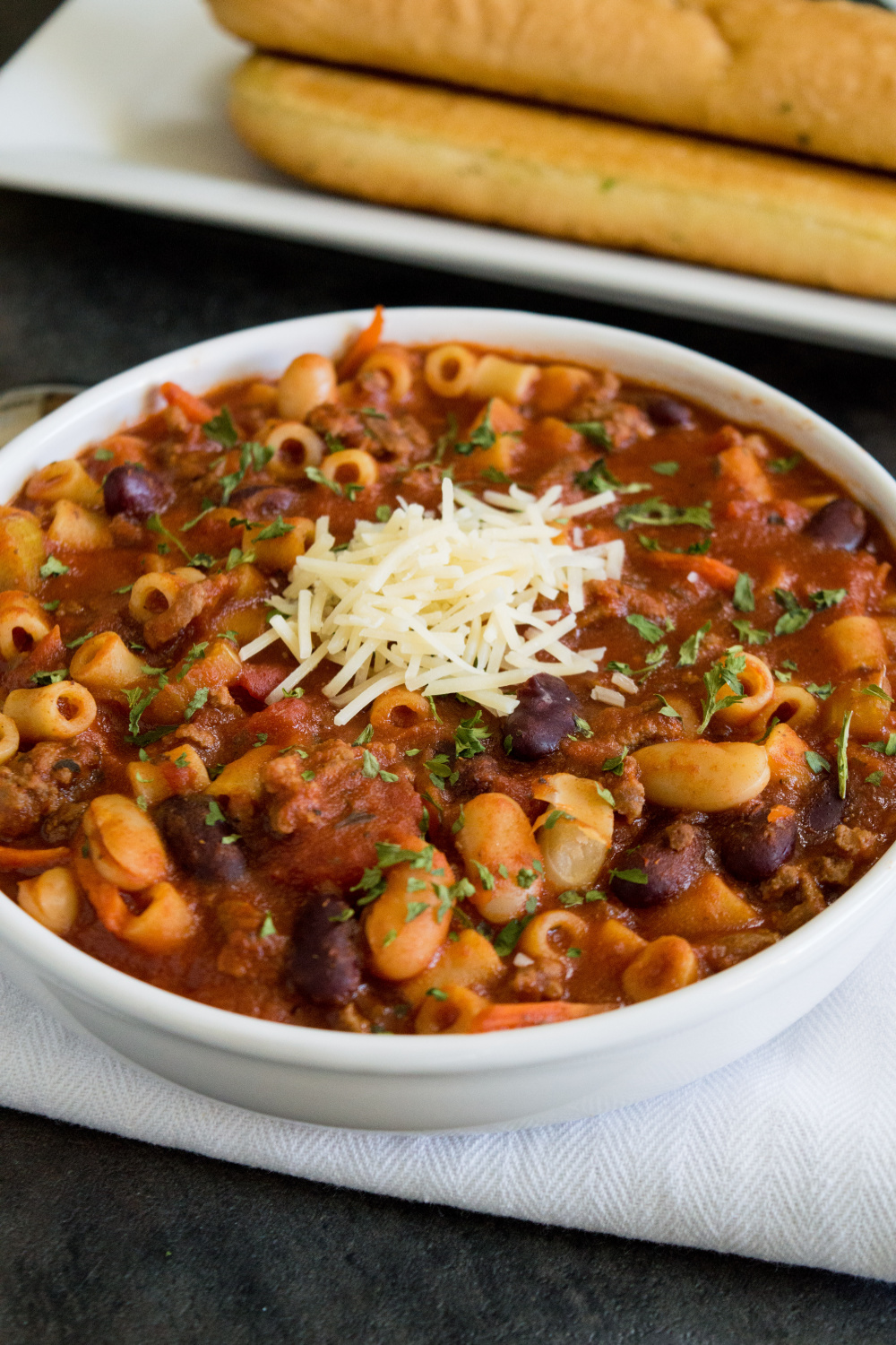 Slow Cooker Pasta e Fagioli Soup recipe