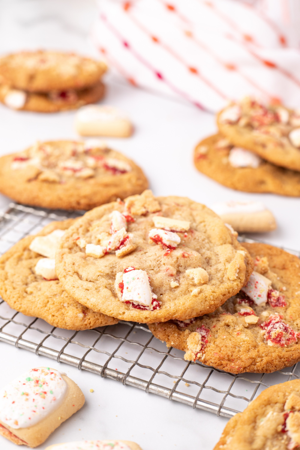 Strawberry Poptart Cookies