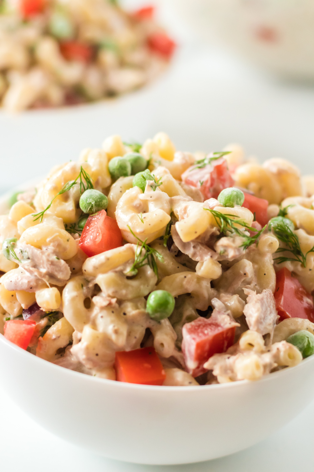 Tuna Pasta Salad in a bowl