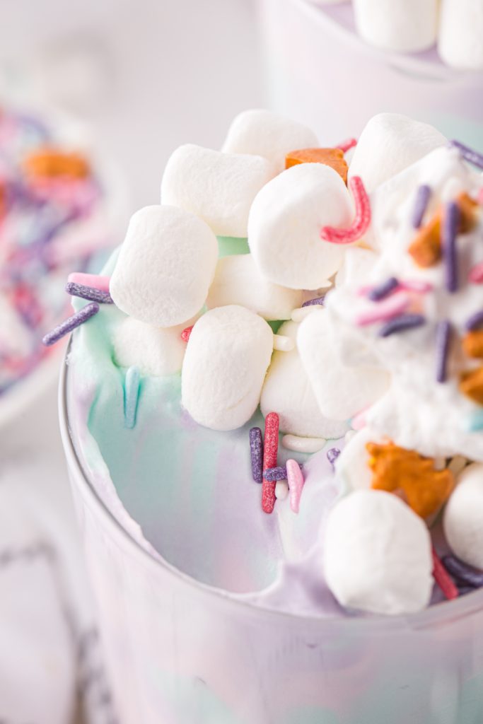 scoop out of Unicorn Dessert Cup